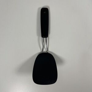 Oxo Good‎ Grips Solid Spatula Turner Flipper Large Black Nylon Thin Flexible